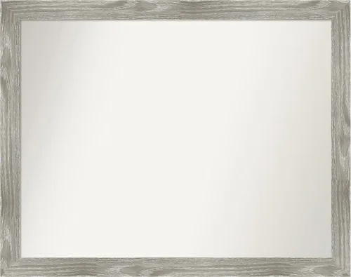 Miniatura 510 de Amanti Art Espejo personalizado, espejo de baño gris plomo a rayas, espejo de pared o espejo de tocador de baño sobre el fregadero