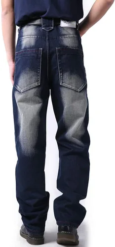 Miniatura 5 de Arlita pantalones vaqueros holgados para hombre con pierna recta