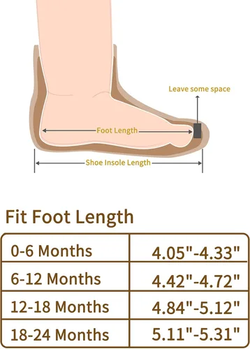 Miniatura 6 de YTWM Baby Girls Shoes First Birthday Walking Shoe for 0-18 Months, Easy Wear Non Slip Lightweight Baby Indoor Outdoor Sneakers