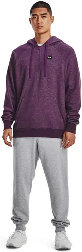 Miniatura 3 de Under Armour Rival - Sudadera de vellón con capucha y 12 cremallera para hombre