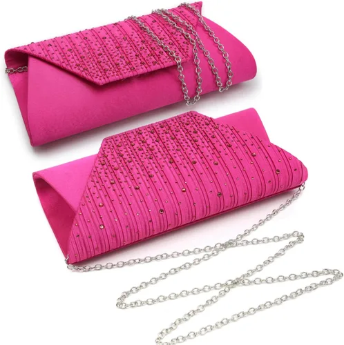 Miniatura 2 de Dasein - Bolsos de mano para mujer, para bodas, carteras para fiestas, bolsos de mano tipo clutch para cócteles, graduación, formales con strass