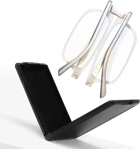 Miniatura 8 de SKYOAK - Anteojos plegables evolutivos para lectura para hombres y mujeres, con bloqueo de luz azul, anti UV, antifatiga ocular, plegables