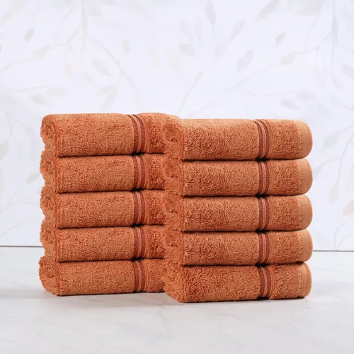 Miniatura 96 de Superior - Juego de 8 toallas de mano de algodón egipcio, toallas básicas de secado rápido, toallas pequeñas absorbentes, faciales, spa, cocina