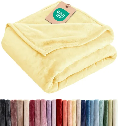Miniatura 24 de Manta de forro polar ultrasuave para niños – Manta de franela de lujo para niños – Ligera para sofá, cama o silla – Gruesa, cálida y transpirable