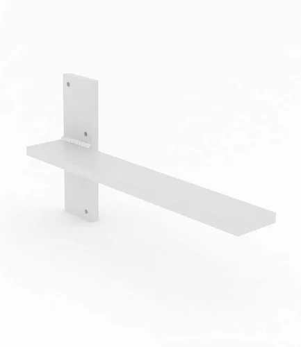 Miniatura 10 de Soporte de pared flotante para encimera, soportes de pared resistentes para crear bancos flotantes, escritorio, tocador, bar o repisa, acero