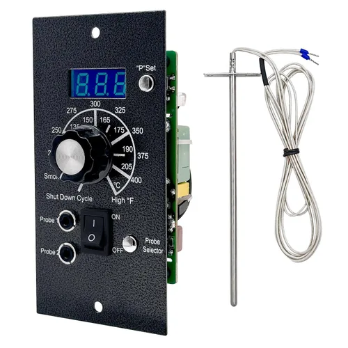 Miniatura 11 de Sonda de carne impermeable de repuesto, 2 unidades, compatible con parrillas de barbacoa Traeger, enchufe de 0.138 in, sondas de termostato digital