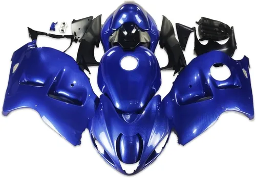 Miniatura 26 de Carenado completo azul mate para Suzuki 1997-2007 GSXR 1300 Hayabusa Gen1 inyección ABS plásticos posventa carrocería kit de carrocería 1998 1999