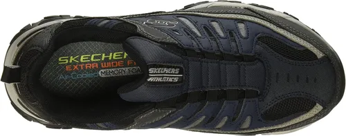 Miniatura 5 de Skechers Afterburn - Tenis deportivos de entrenamiento con espuma viscoelástica para hombre Strike On