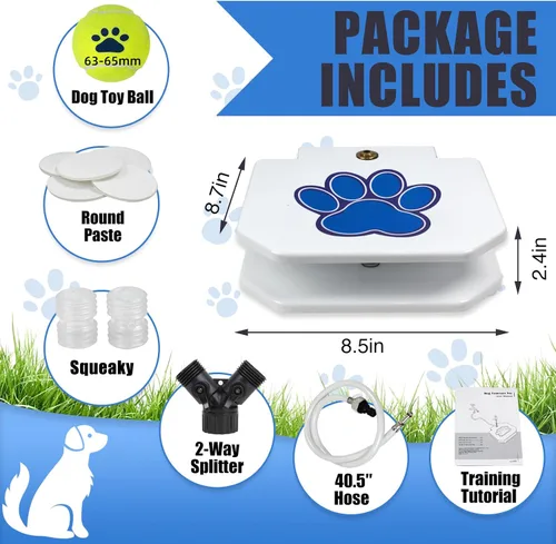 Miniatura 4 de Poofzy Fuente de agua para perros, rociador de agua para perros grandes, con juego de válvulas de cobre mejorado, fácil de usar, agua dulce