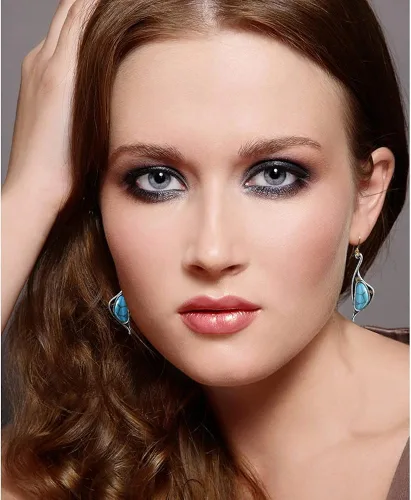Miniatura 6 de 1214 pares de aretes colgantes para mujer juego de aretes bohemios de gota de agua para niñas