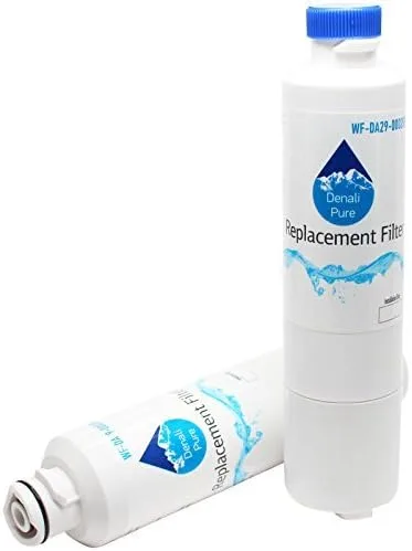 Paquete de 2 filtros de agua de repuesto para refrigerador Samsung RF28HFEDBSR/AA-0002, compatible con Samsung DA29-00020B, DA29-00020A, cartucho de
