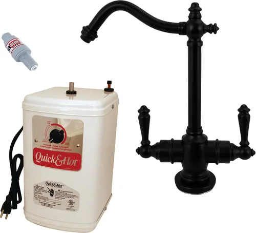 Miniatura 15 de Westbrass DT1F205-62 Victorian 9 pulgadas Grifo instantáneo caliente y frío con sistema de tanque digital HotMaster DigiHot Dispensador de agua