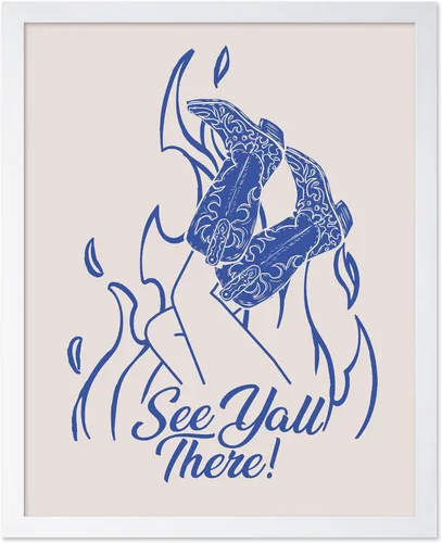 Miniatura 29 de Poster Master Póster de You've Yeed Your Last Haw, estampado retro de vaquero azul, arte occidental, arte moderno, arte del salvaje oeste, regalo