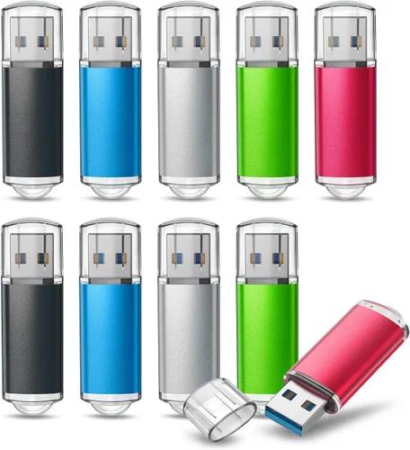 Miniatura 19 de TOPESEL Paquete de 2 unidades de memoria USB 3.0 de 64 GB de alta velocidad, memoria USB 3.0 para PC, portátiles, tabletas, televisores, audio