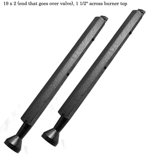 Miniatura 2 de Quemador de hierro fundido de repuesto para modelos a gas Select Fire Magic 11-B1C3N-0, 11-B1S1NA-A, 11-B1S2NA-A, 11-B1SNA-A, 11-S1C3N-0 (2-PK)