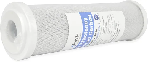 Miniatura 2 de Cartucho de filtro de agua de carbón activado de alta eficiencia 5 micrones se adapta a viviendas estándar de 2,5 x10