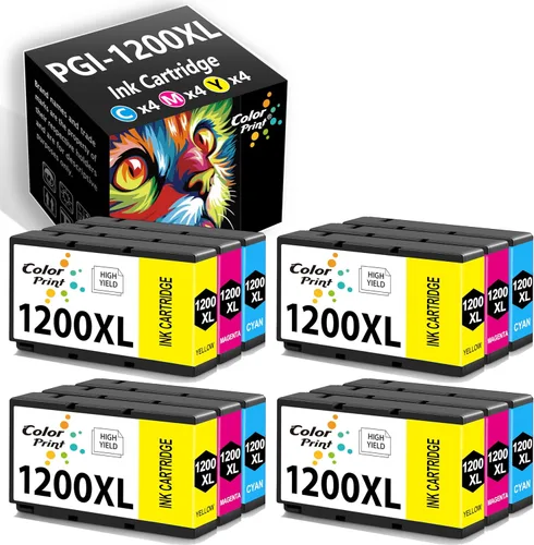 Cartucho de tinta compatible PGI1200 de repuesto de color para Canon 1200 tinta PGI1200XL PGI 1200XL PGI-1200XL para impresora Maxify MB2050 MB2020