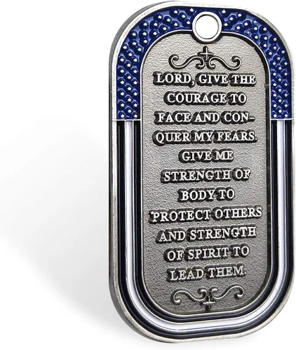 Miniatura 3 de Collar con dije de collar con dije de placa de perro de San Miguel el Arcángel