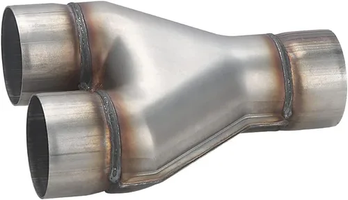 Miniatura 16 de Tubo de escape en Y de 2 pulgadas de entrada, A-KARCK de acero inoxidable de 2 pulgadas de salida, tubo en Y de 10 pulgadas de longitud que soporta