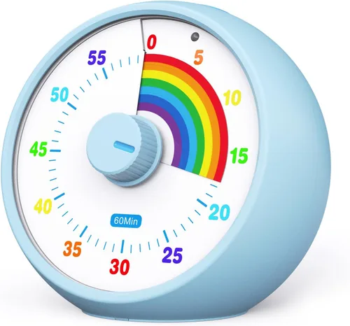 Miniatura 15 de Temporizador visual para niños, temporizador de cuenta regresiva de 60 minutos para aula, oficina, cocina, temporizador de escritorio, herramientas