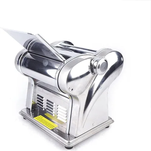 Miniatura 4 de Xuthusman 135 W Comercial Eléctrico Rodillo Sheeter Fideos Pasta Maker Máquina Máquina de Prensa Fideos Producción Inoxidable 0.157 in 110V