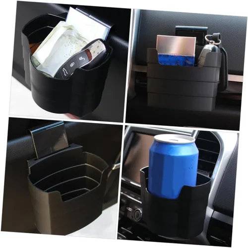Miniatura 3 de 2 soportes para tazas de ventilación de automóvil, organizador de bebidas para accesorios automotrices, compatible con la mayoría de los vehículos