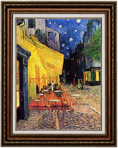 Miniatura 36 de ELITEAART- La noche estrellada por Vincent Van Gogh, pintura al óleo, reproducción de pintura al óleo, impresión en lienzo giclée, tamaño marcado