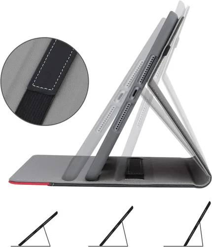 Miniatura 5 de HFcoupe Funda 10.2 para iPad 2021 de 9ª generación, iPad 2020 de 8ª generación y iPad de 7ª generación 2019, funda protectora de cuero con múltiples