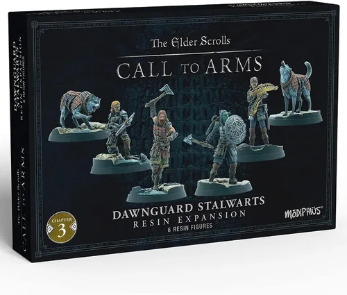 Modiphius Entretenimiento The Elder Scrolls: Call to Arms - Dawnguard Stalwarts - 6 figuras de resina sin pintar (MUH0330306)