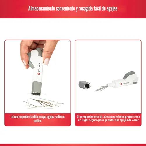 Miniatura 3 de SINGER Asistente de enhebrador de agujas - Enhebrador automático de agujas de coser a