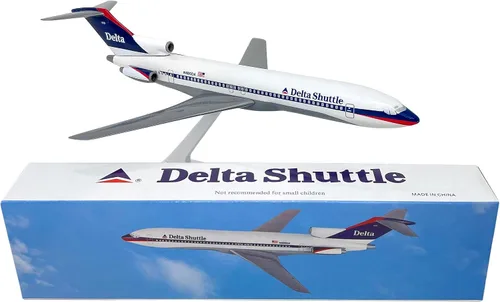 Miniatura 3 de Delta Shuttle (97-00) 727-200 Escala 1:200 - Modelo de avión de plástico a presión - Réplica coleccionable de Delta Shuttle Airlines Aircraft Parte