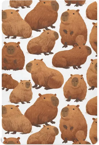 Miniatura 12 de Lindas sábanas para cuna, suaves y transpirables con diseño de huevos de Pascua, para niñas y niños, 39 x 27 x 5 pulgadas