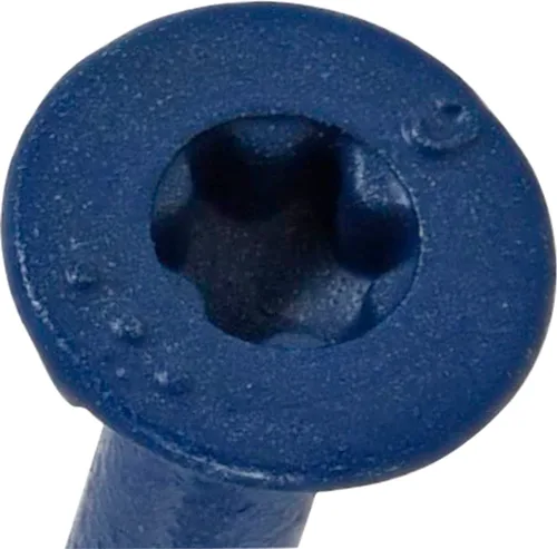 Miniatura 2 de Power Pro Anclajes de tornillo de hormigón de cabeza plana blancos (1/4" x 1-1/4") - 100 piezas