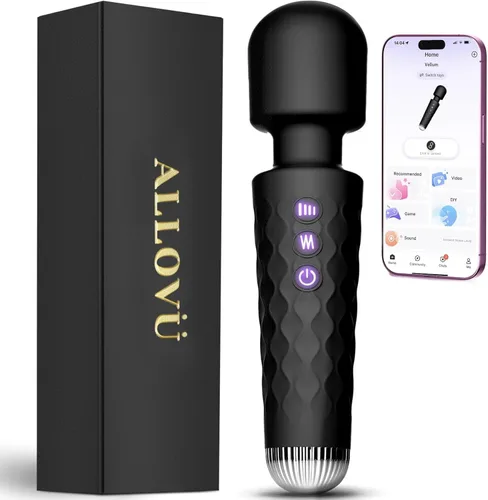 Allovü - Vibrador de juguetes sexuales para mujeres, vibradores personales masajeadores, recargable por USB, estimulador de clítoris, juguetes