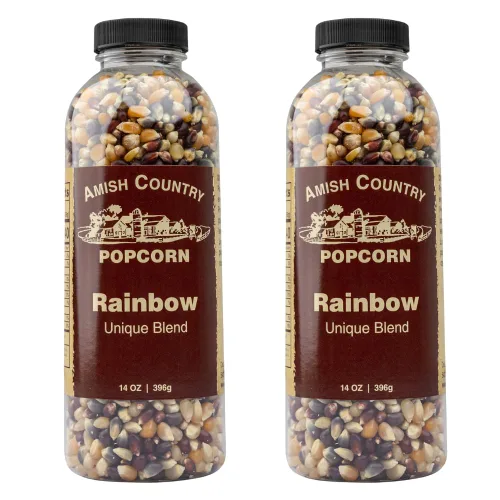Miniatura 13 de Amish Country Popcorn Bolsa de 6 libras Granos de palomitas de maíz arcoíris Tradicional, sin OGM y sin gluten (Arcoíris - Bolsa de 6 libras)