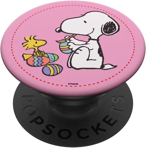 Cacahuetes Snoopy y Woodstock Huevos de Pascua PopSockets intercambiables PopGrip