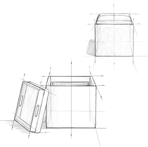 Miniatura 8 de SIMPLIHOME Rockwood - Otomana de almacenamiento en cubo con bandeja, otomana tapizada de cuero vegano de 17 pulgadas de ancho en marrón envejecido
