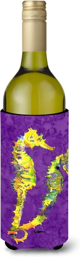 Miniatura 30 de Caroline's Treasures 8654MUK Pineapple Ultra Hugger para latas delgadas para latas delgadas, funda para enfriar, lavable a máquina, funda para Piña