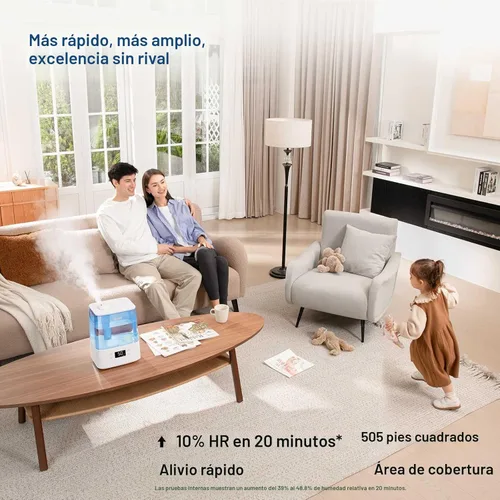 Miniatura 3 de LEVOIT Classic300S Humidificador ultrasónico inteligente de llenado superior, tanque extra grande de 6 litros para toda la familia, aplicación