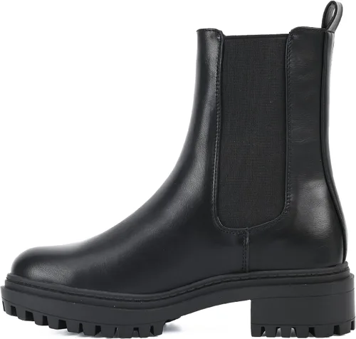 Miniatura 3 de Botas altas de moda hasta el tobillo grueso con plataforma a media pantorrilla para mujer (WANTED1)