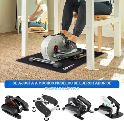Miniatura 6 de TOBWOLF Non-Slip Workout Mat for Ellipse Leg Exerciser, Ellipse Machine Mat, Exercise Mat for Under Desk Ellipticals, Suitable for Electric Seated