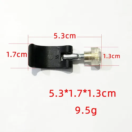 Miniatura 8 de Paquete de 6 postes Trikking de repuesto de abrazadera externa rápida con cierre de cierre rápido con tornillos de tuerca para senderismo, bastón