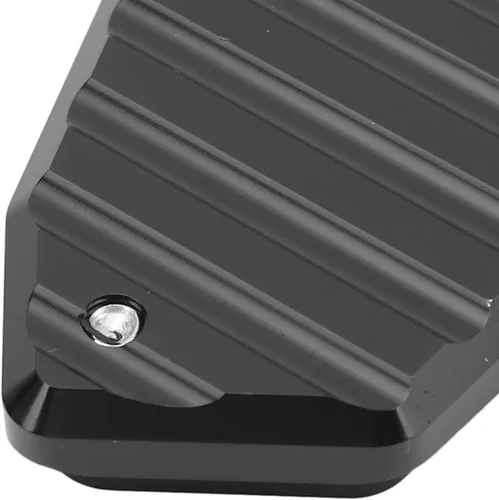 Miniatura 8 de Extensor de pata de cabra de motocicleta, almohadilla de extensión de soporte lateral para pie, placa de soporte de aleación de aluminio