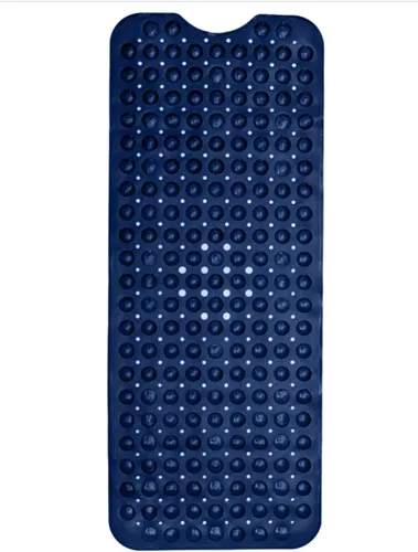 Miniatura 22 de ENKOSI Tapete de baño antideslizante, extra largo de 40 x 16 pulgadas, tapete antideslizante grande para bañera y ducha con ventosas y agujeros