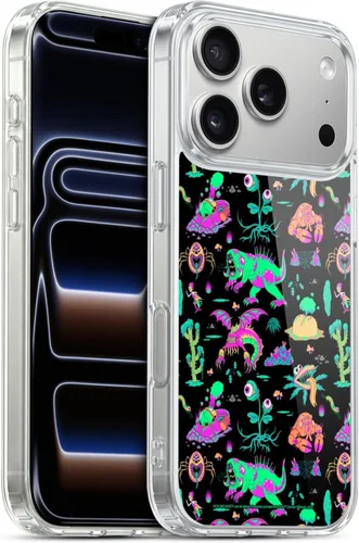 Miniatura 121 de Head Case Designs Funda de gel con licencia oficial de Rick and Morty Aliens Season 3 [protección de grado militar] compatible con Apple iPhone 12