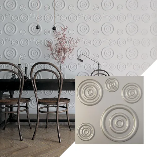 Miniatura 29 de Ekena Millwork 19 5/8 pulgadas de ancho x 19 5/8 pulgadas de alto Reece EnduraWall Panel de pared decorativo 3D, cobre envejecido