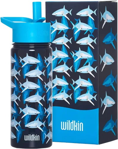 Miniatura 38 de Wildkin Kids - Botella de agua de acero inoxidable de 14 onzas para niños – Sin BPA, a prueba de fugas, aislada, fácil de limpiar - Ballerina