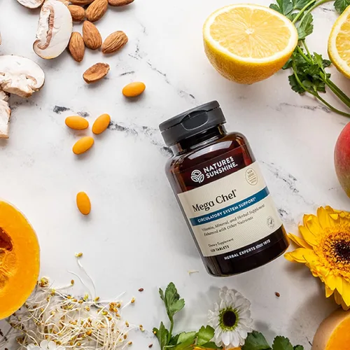Miniatura 6 de Nature's Sunshine Mega-Chel, 120 tabletas, vitamina completa con potentes antioxidantes, hierbas, vitaminas, minerales y aminoácidos que apoyan