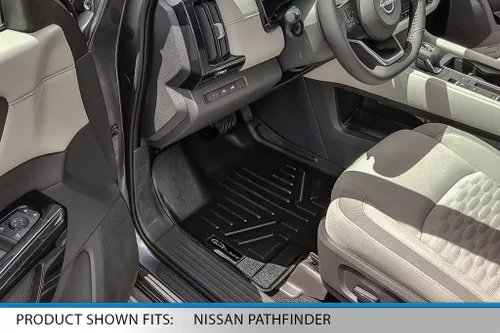 Miniatura 2 de SMARTLINER Juego de alfombrillas de primera fila de ajuste personalizado compatibles con Infiniti QX60 2022-2025