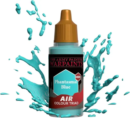 Pinturas de guerra: Acrílicos: Air Phantasmal Blue – 1x 18ml de pintura acrílica de The Army Painter Pintura para aficiones – Miniaturas de Dungeons